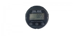 Débitmètre électronique numérique à engrenages ovales (1 pouce, 1,5 pouce, 2 pouces)